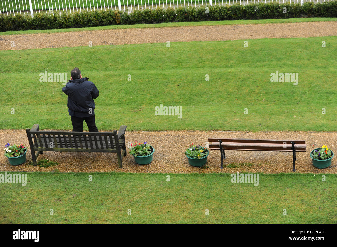 Horse Racing - Leicester Racecourse Stock Photo