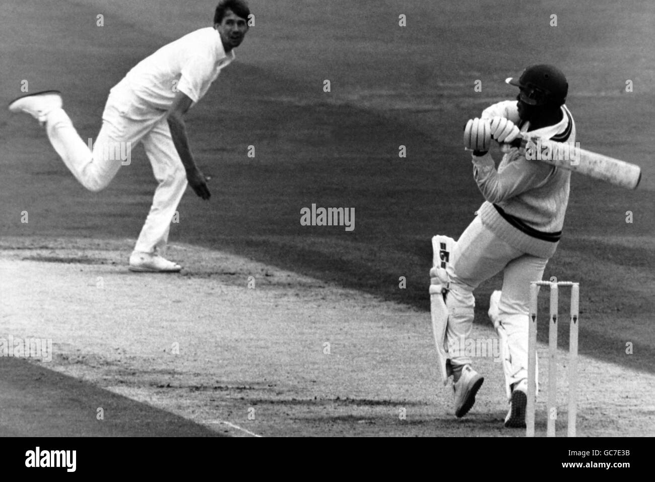 England west indies west indies in england 1988 4th test hires stock