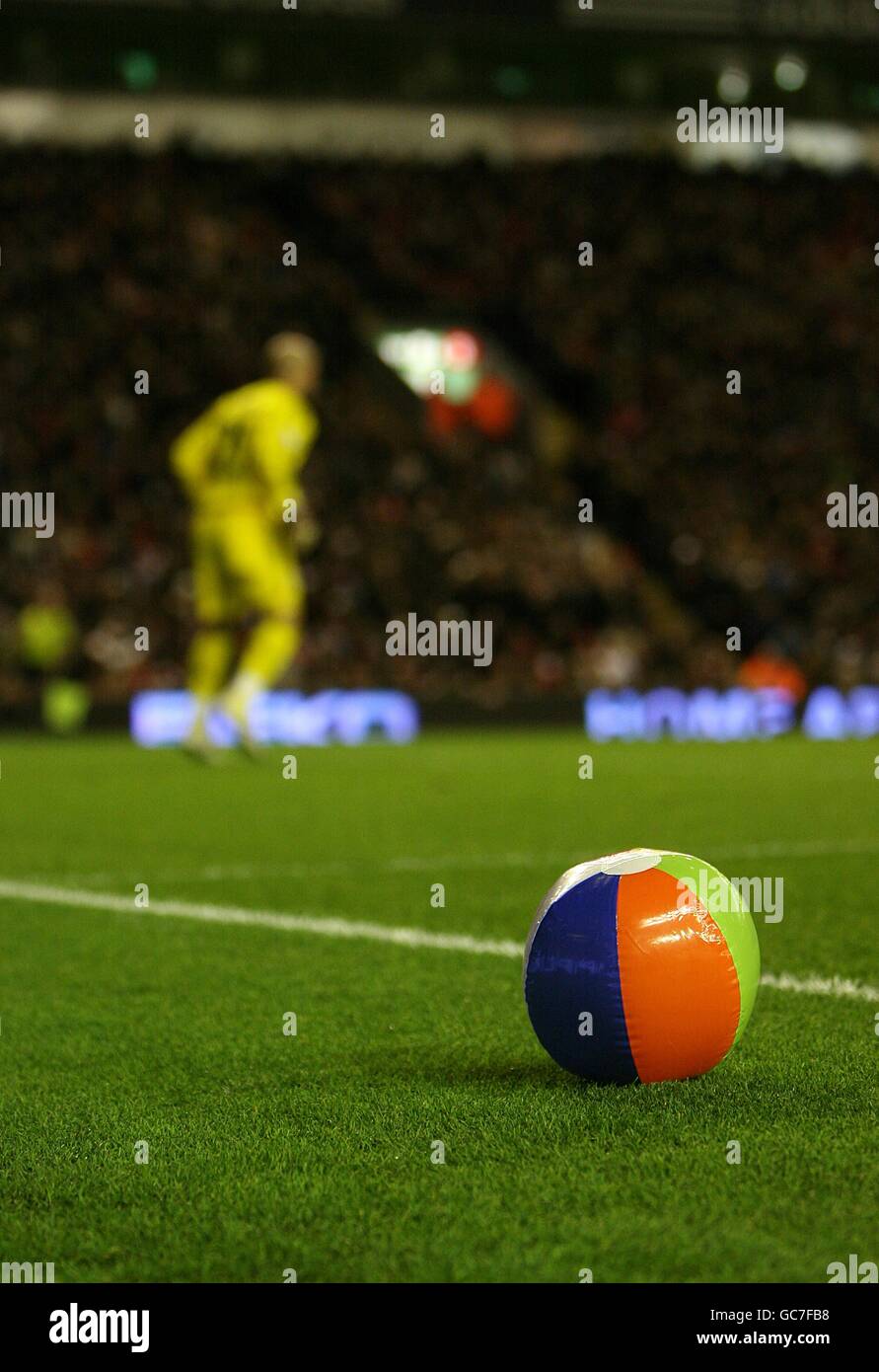 A beachball on the pitch hires stock photography and images Alamy