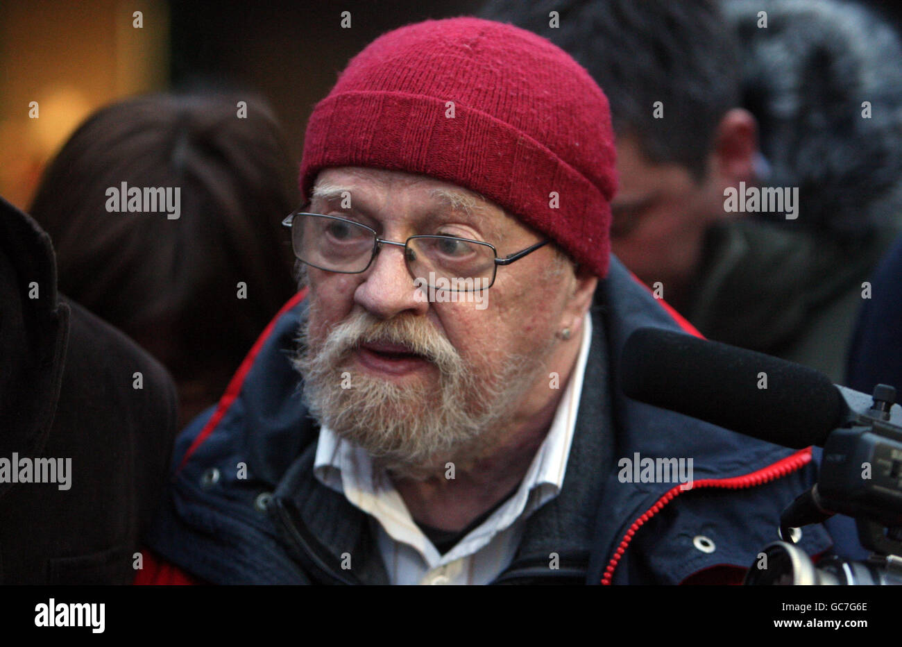 Ian McNicol, the father of murdered teenager Dinah McNicol, outside of Chelmsford Crown Court, Chelmsford, Essex. Stock Photo