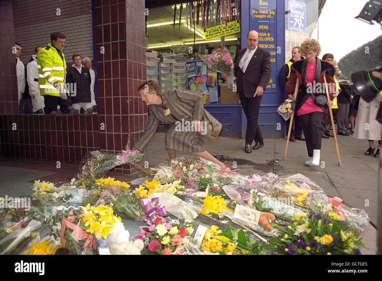 The Troubles - IRA Warrington Bomb Attacks - Warrington Stock Photo