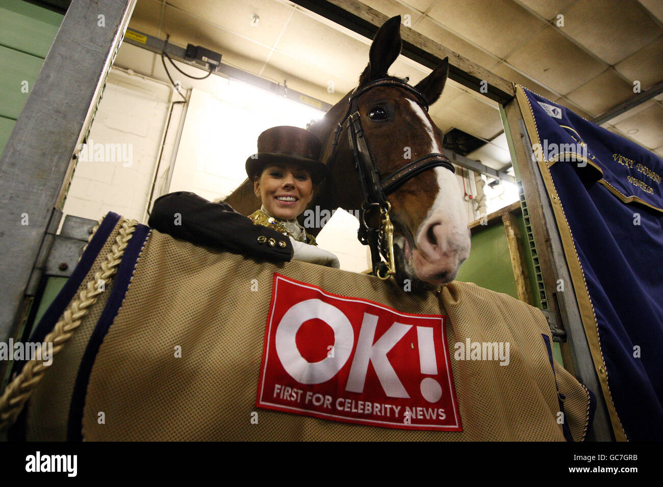 Equestrian - London International Horse Show - Day Two - Olympia Exhibition Centre. Toni Terry, wife of Chelsea and England Captain John, during the London International Horse Show at the Olympia Exhibition Centre, London. Stock Photo