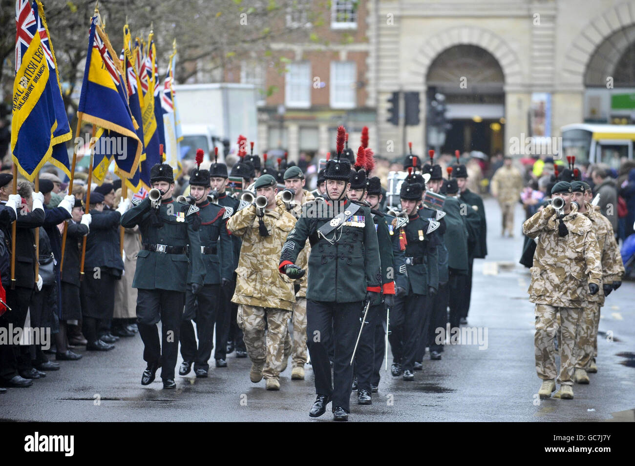 4th Battalion The Rifles (4 Rifles) parade Stock Photo - Alamy