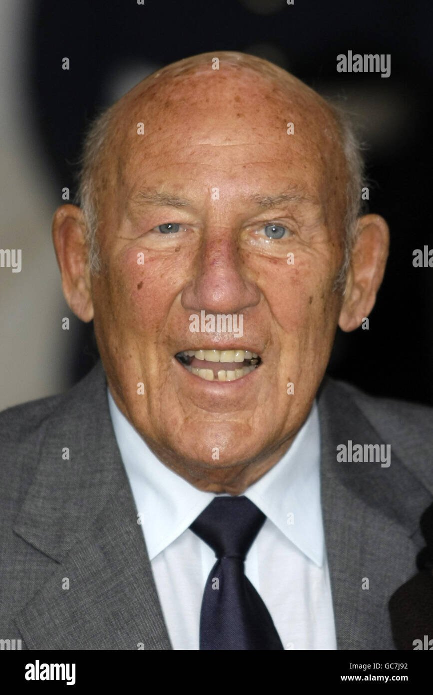 Retired racing driver Sir Stirling Moss during the British Racing Drivers' Club (BRDC) Annual Awards in London. Stock Photo