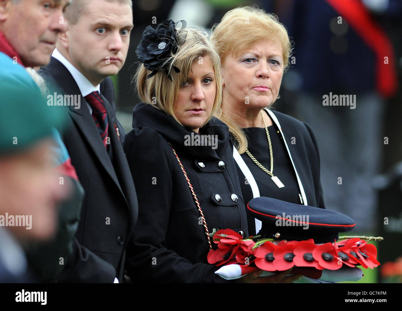 Corporal Loren Marlton-Thomas funeral Stock Photo
