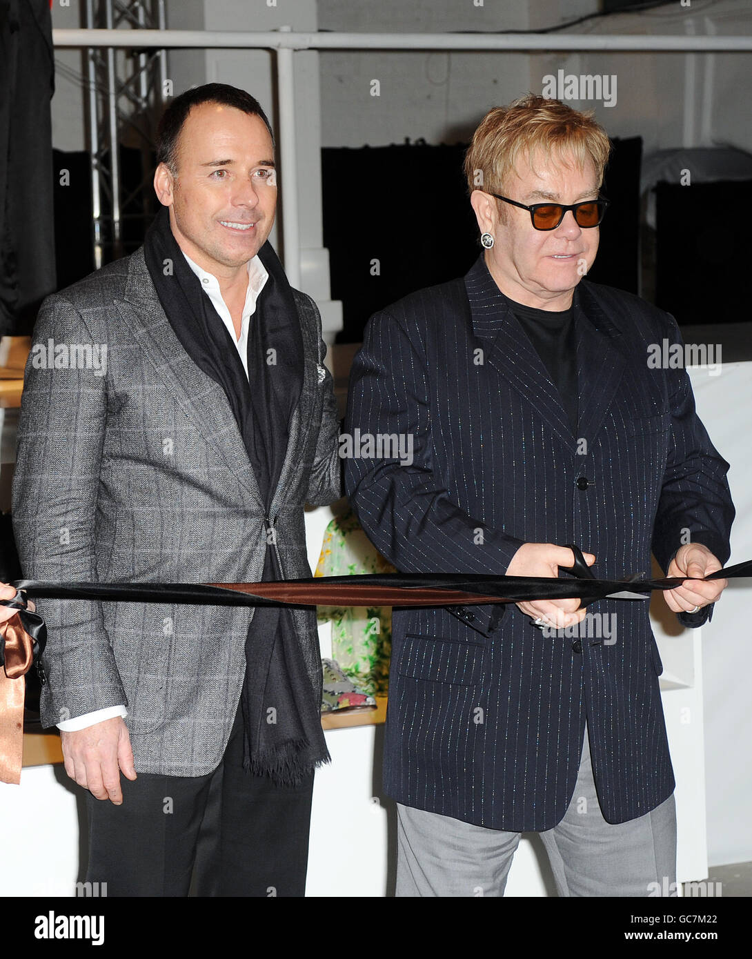 Elton John And David Furnish Launch Out The Closet London