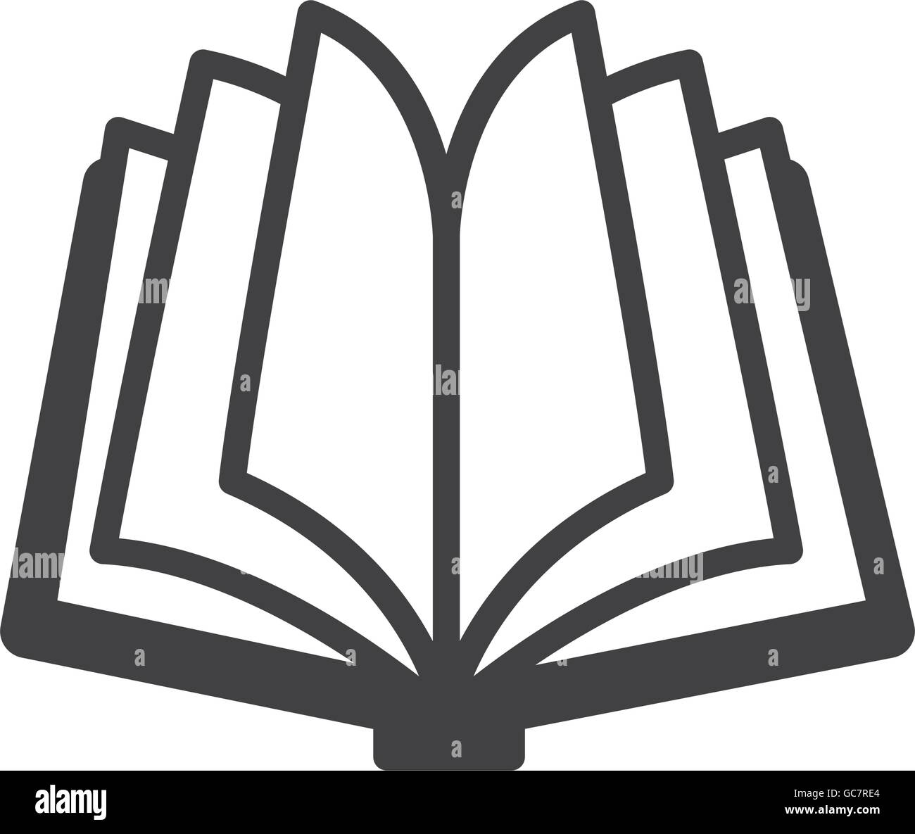 Book icon. Reading and learning design. Vector graphic Stock Vector ...