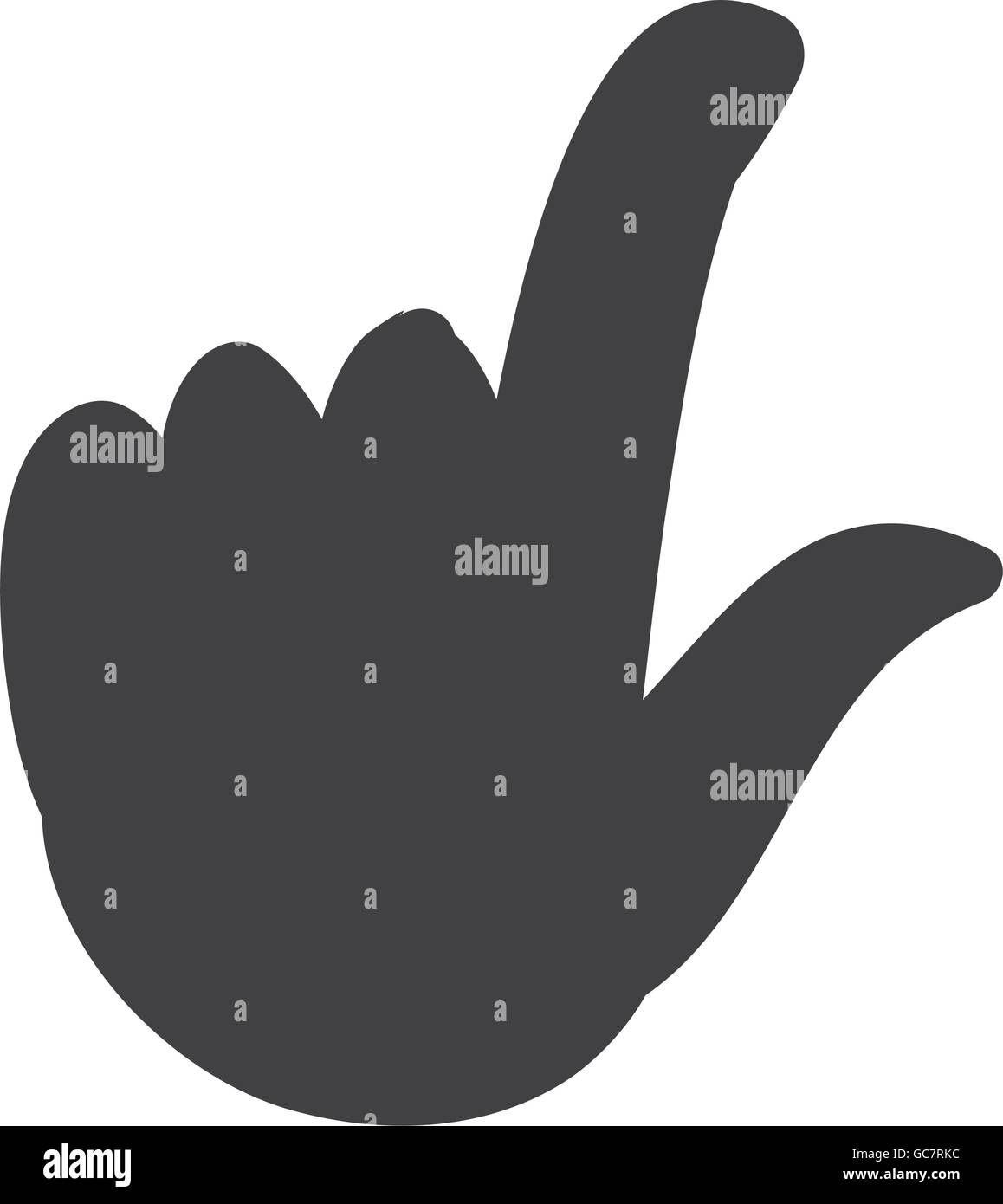 Gesture with fingers icon. Human hand design. Vector graphic Stock ...