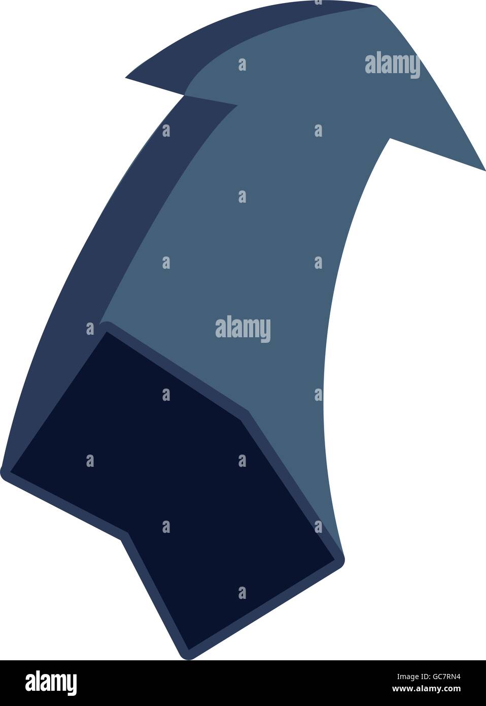 blue arrow icon. Direction design. Vector graphic Stock Vector Image ...