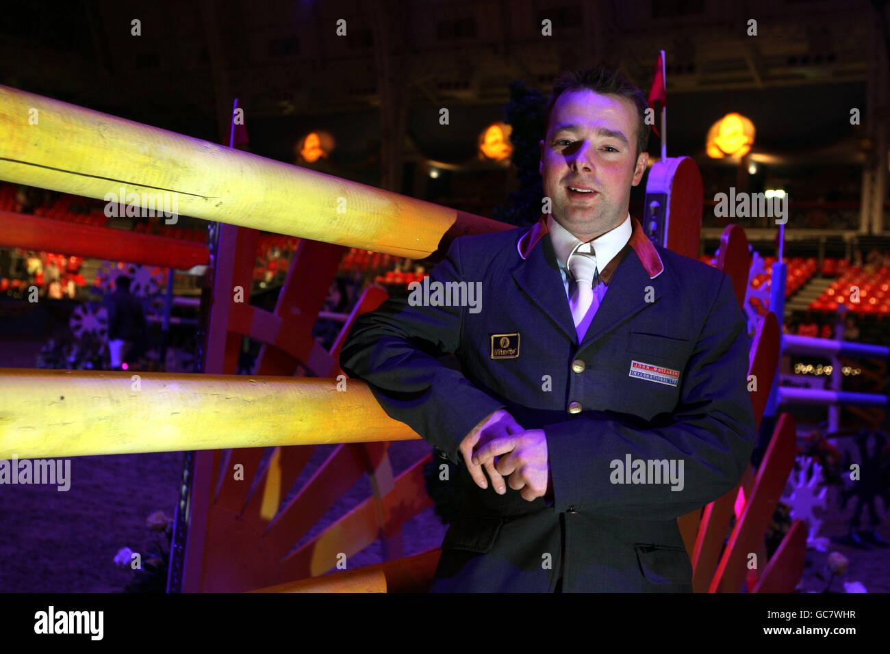 Great Britain's Robert Whitaker at Olympia, the London International Horse show, West London