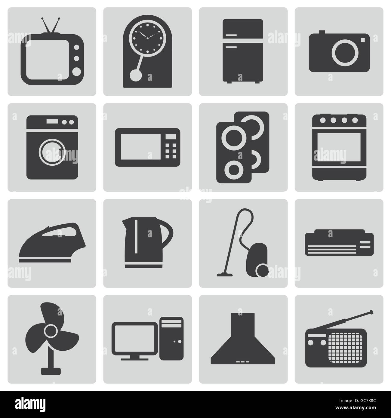 Vector Black Home Icons Set Stock Vector Image & Art - Alamy