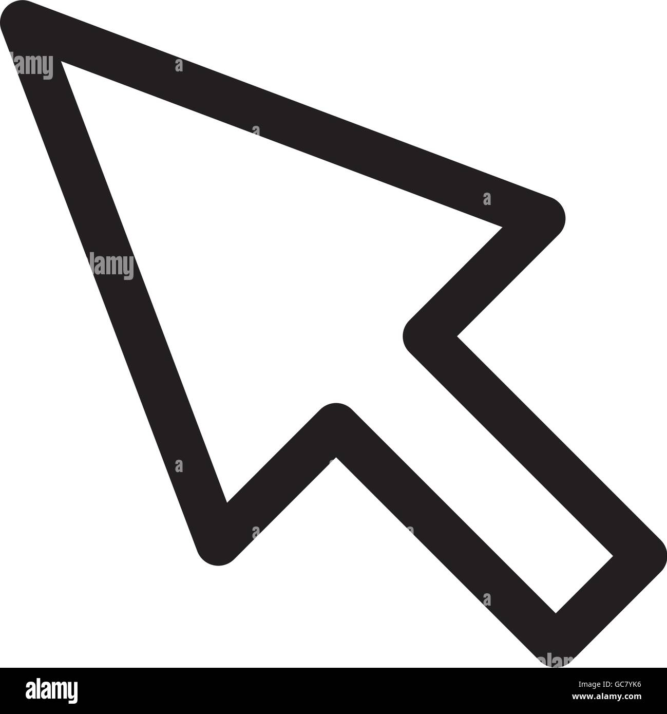 arrow cursor icon. Web design. Vector graphic Stock Vector Image & Art ...