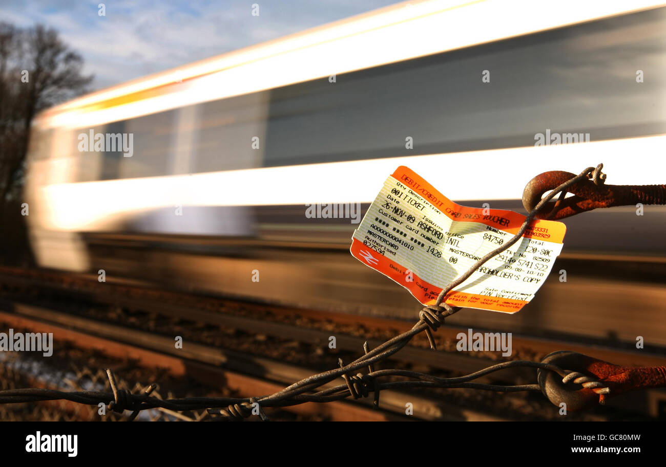 Rail fare rise Stock Photo Alamy