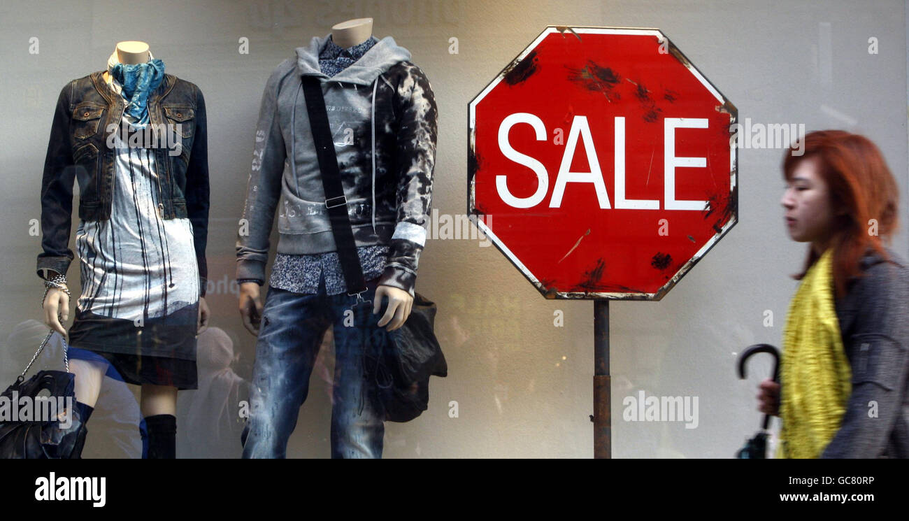 Stores pledge VAT hike delay Stock Photo - Alamy