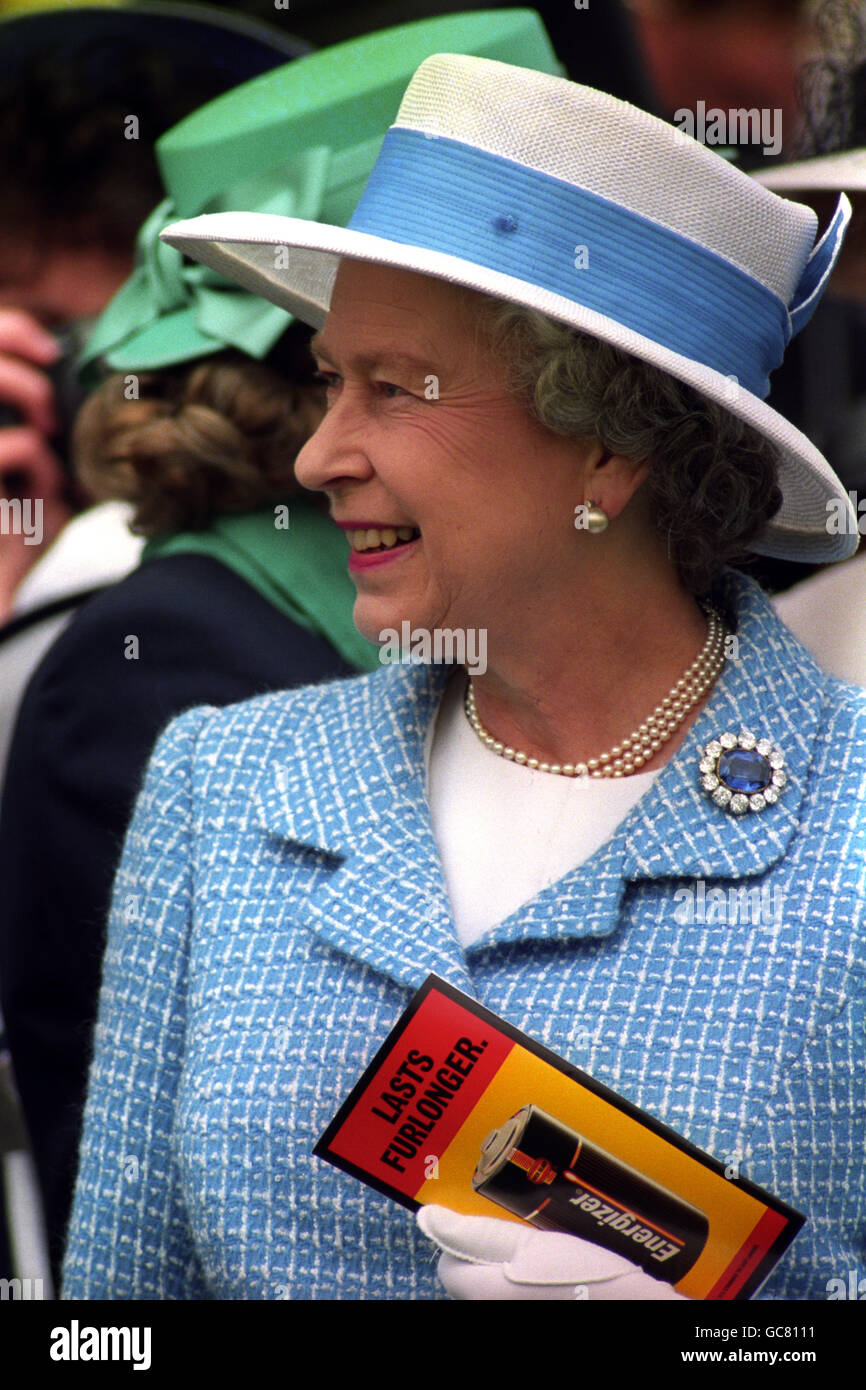 Queen Elizabeth II celebrating the 40th anniversary of her