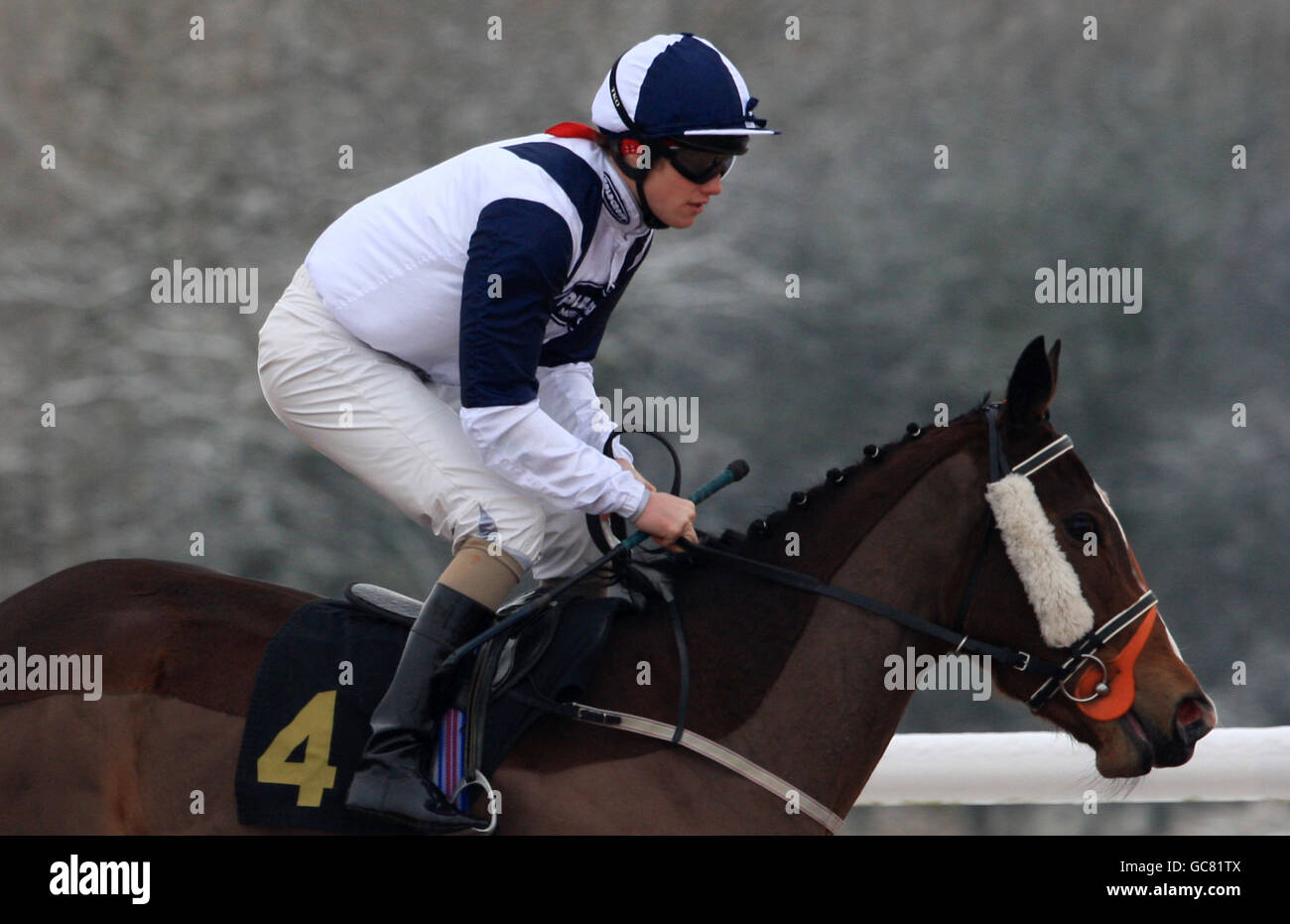 Horse Racing Southwell Racecourse Stock Photo Alamy