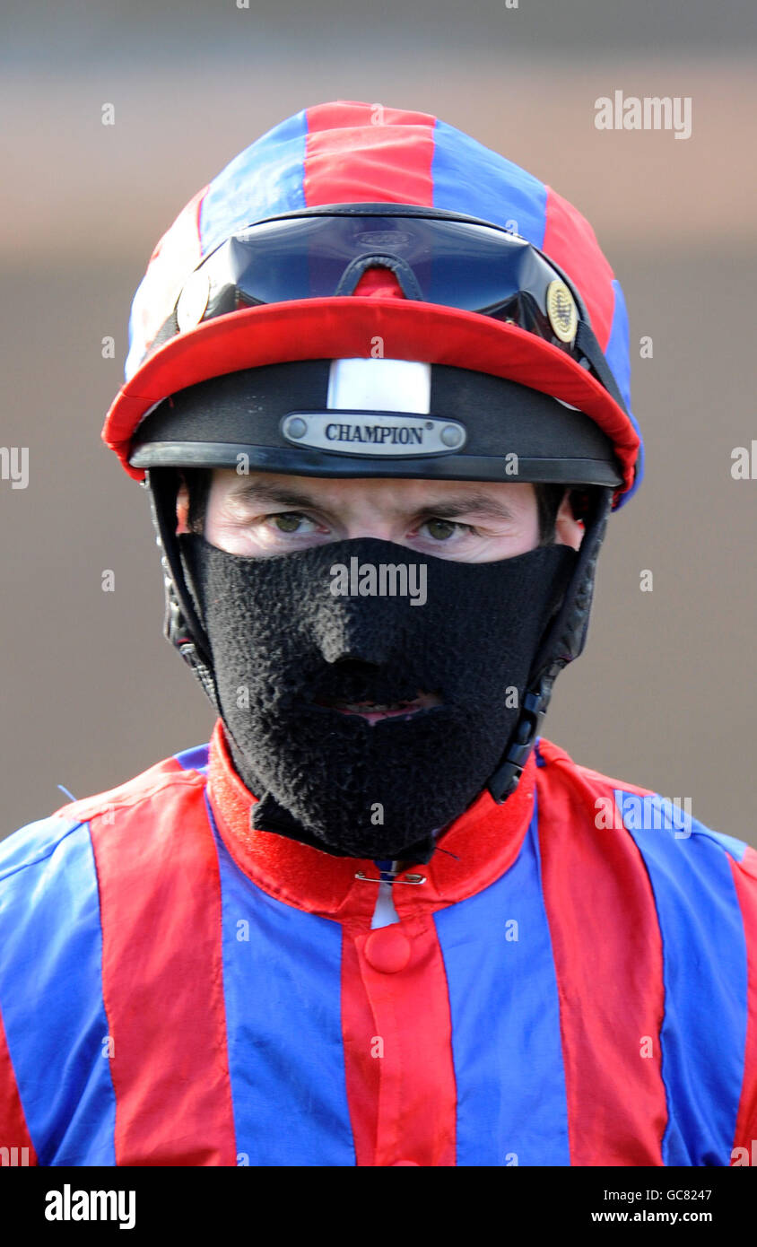 Horse Racing Lingfield Racecourse Stock Photo Alamy