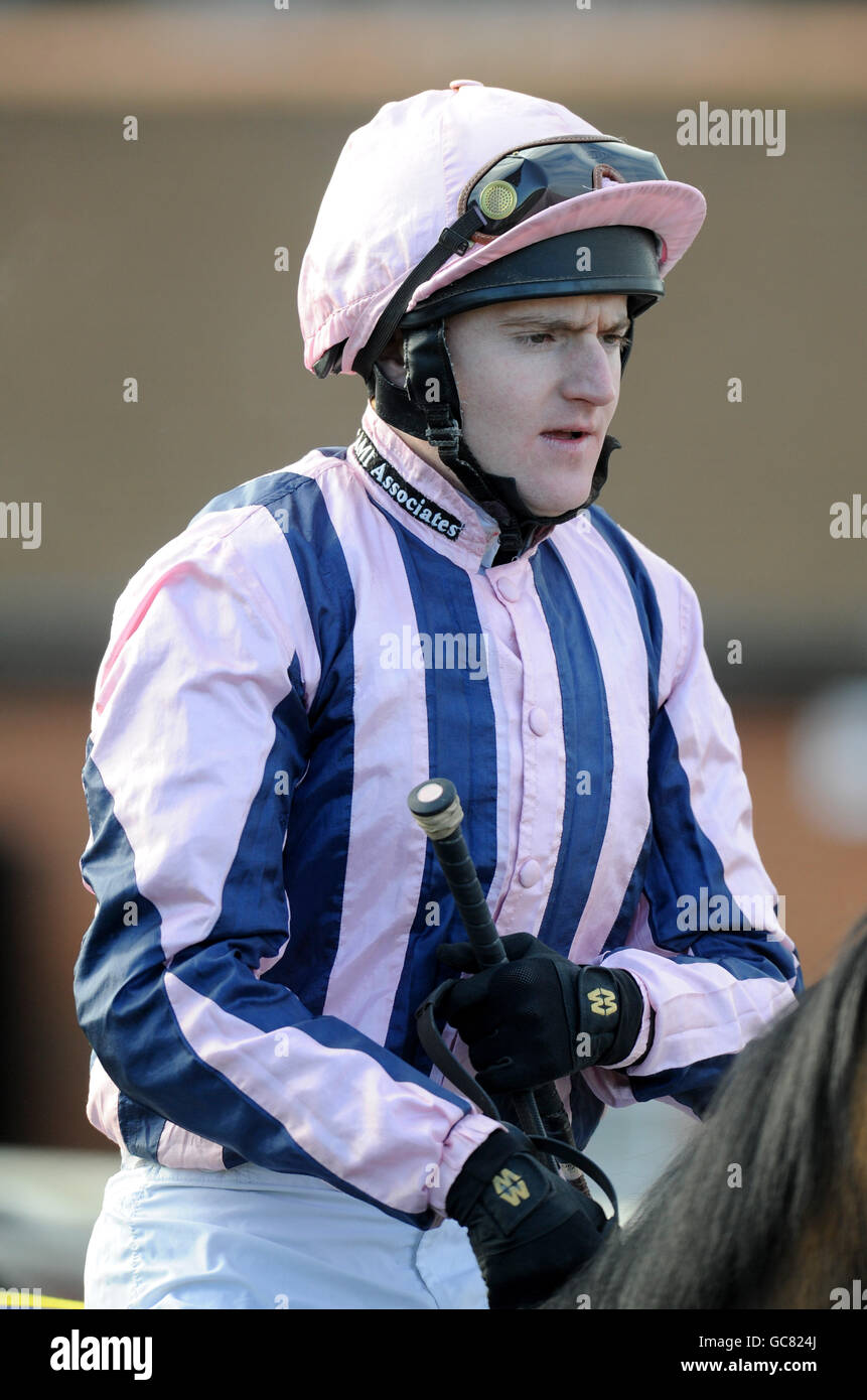 Horse Racing Lingfield Racecourse Stock Photo Alamy