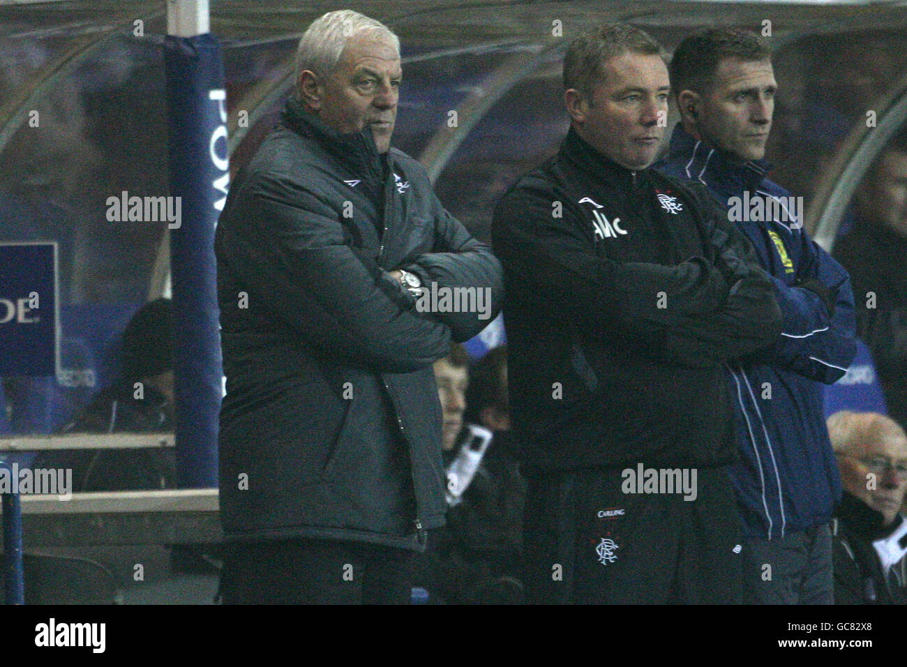 Rangers' manager Walter Smith (left) with assistant manager Ally