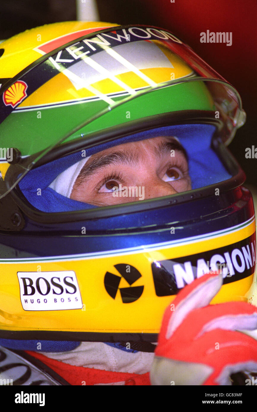 Motor Racing - Formula One - 1993 European Grand Prix - Ayrton Senna