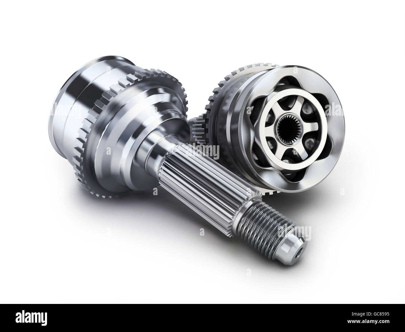 constant velocity join car (done in 3d rendering Stock Photo Alamy