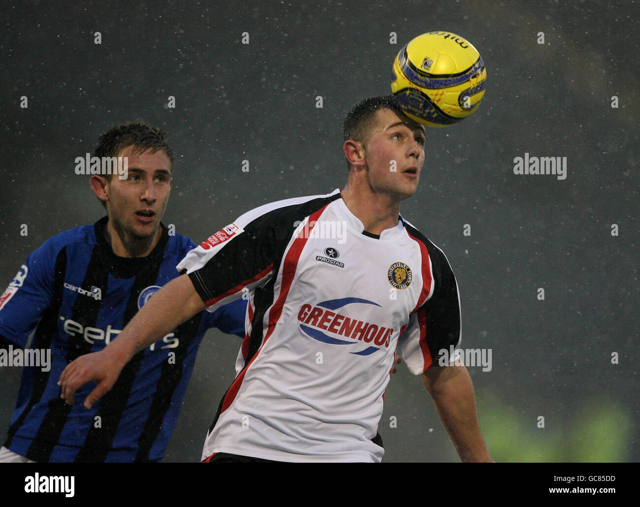 Soccer - Coca-Cola League Two - Rochdale v Shrewsbury Town - Spotland Stock Photo