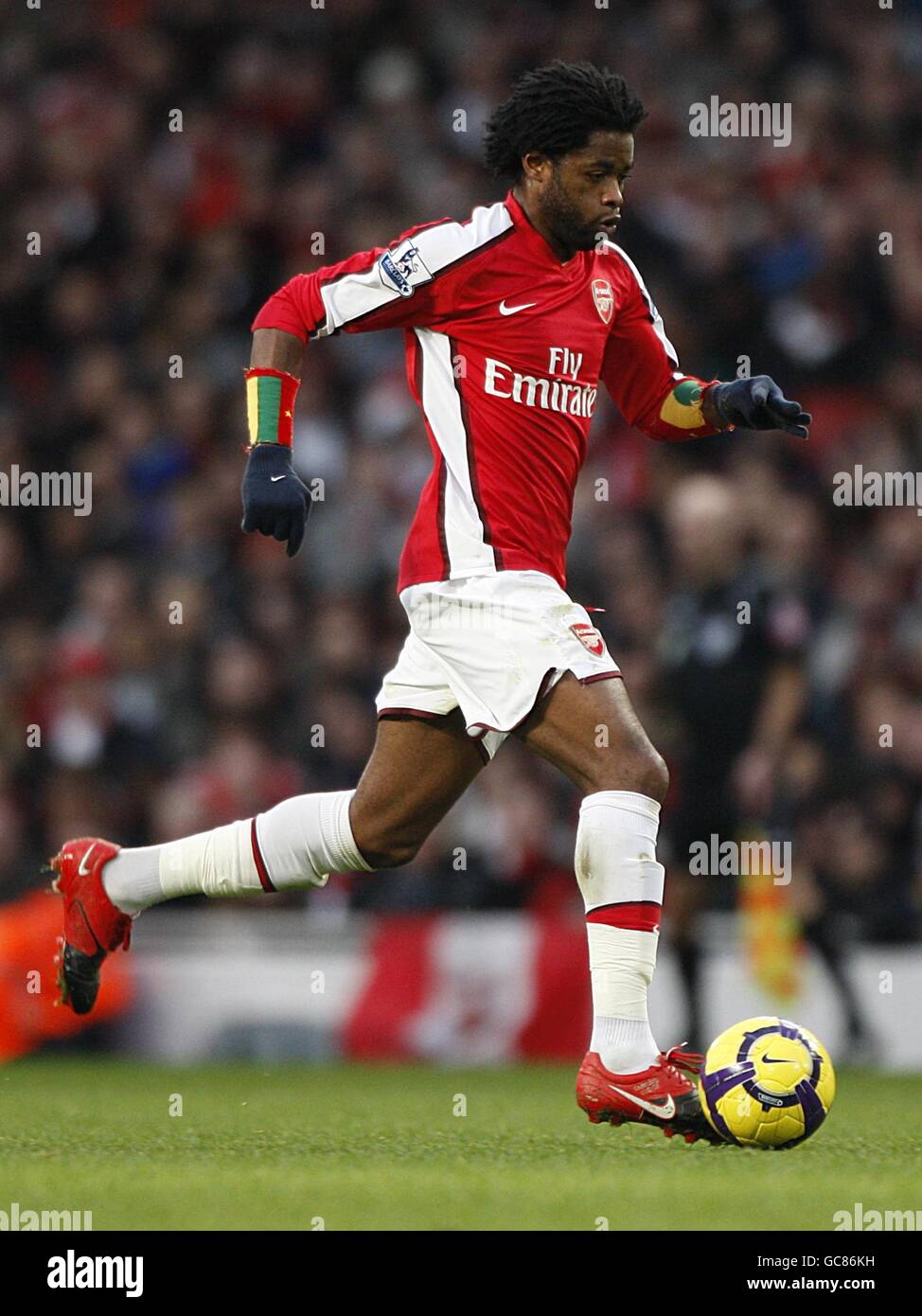 Soccer - Barclays Premier League - Arsenal v Aston Villa - Emirates Stadium. Alexandre Song Billong, Arsenal Stock Photo