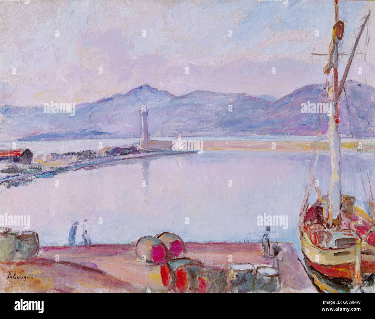 fine arts, Lebasque, Henri, (1865 - 1937), painting, 'landscape', Annonciade museum, Saint Tropez, Stock Photo