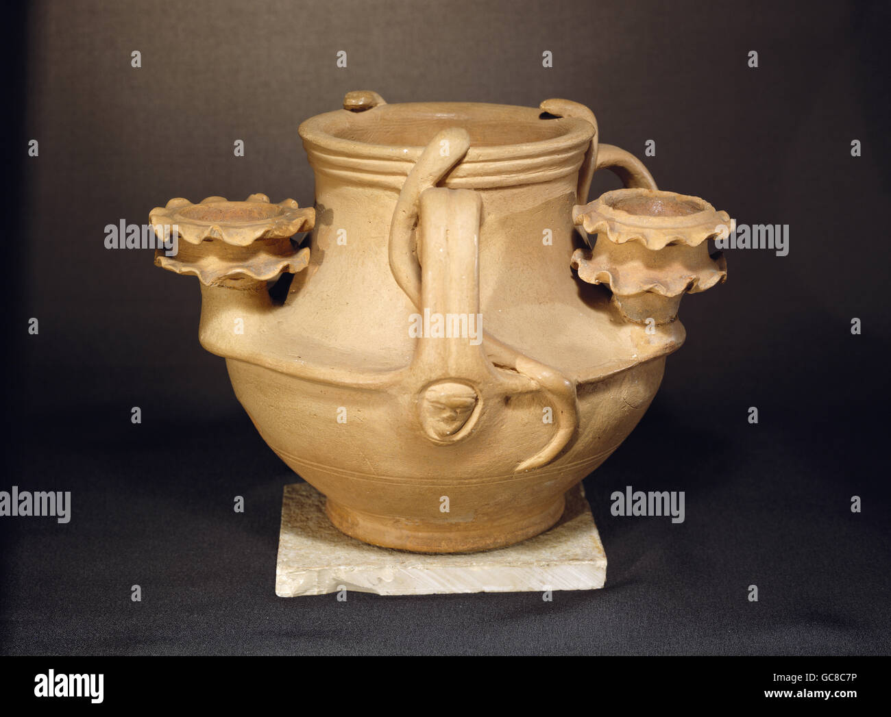 fine arts, ancient world, Roman Empire, pottery, cultic vase, Pocking