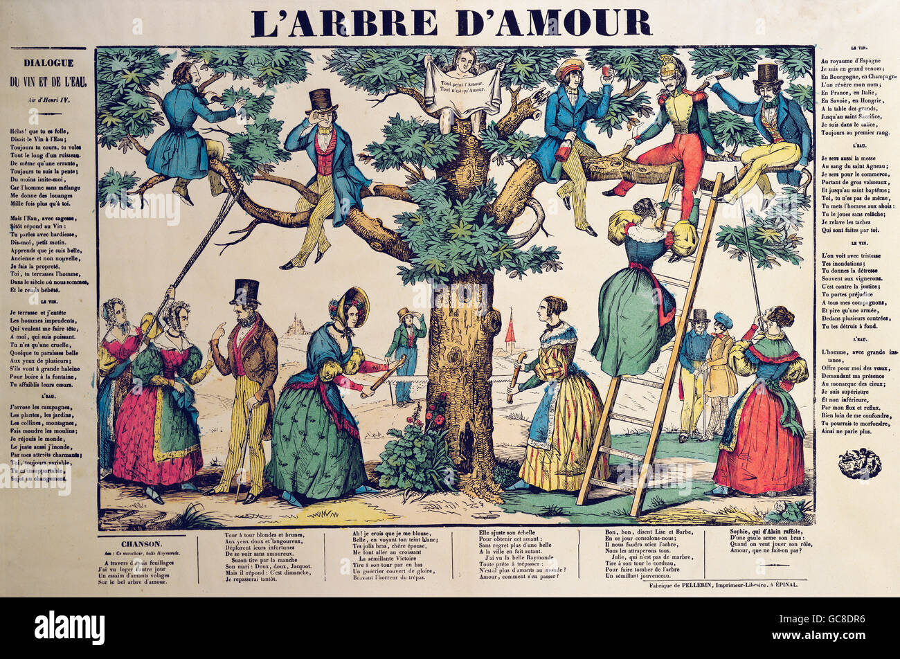 People Caricature Tree Of Love Woodcut Pellerin Epinal 19th Century Metken Collection Munich Additional Rights Clearences Not Available Stock Photo Alamy People Caricature Tree Of Love Woodcut Pellerin Epinal 19th Century Metken Collection Munich Additional Rights Clearences Not Available Stock Photo Alamy