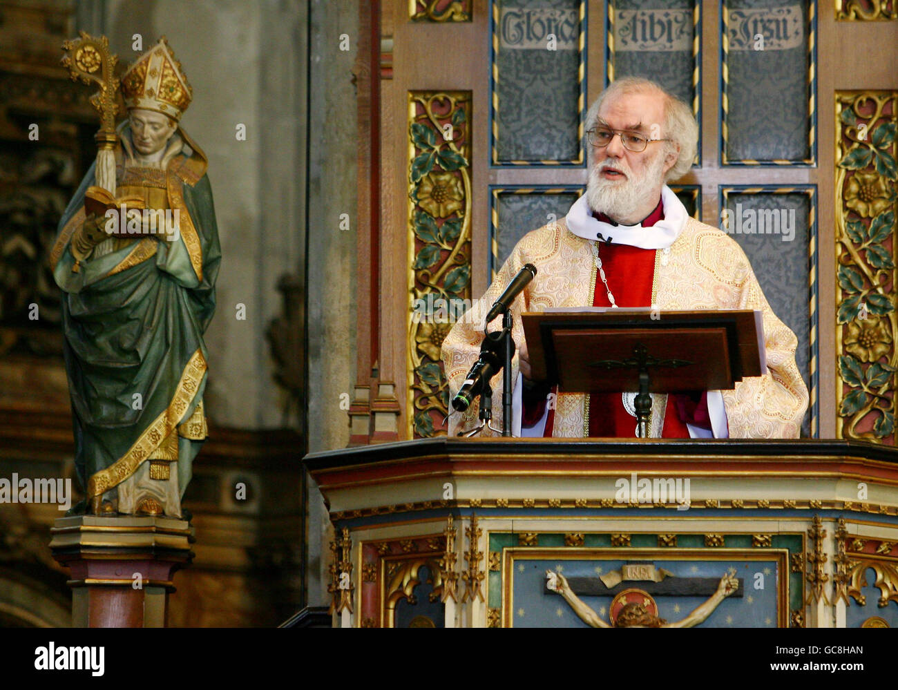 of Canterbury Christmas Day message Stock Photo Alamy