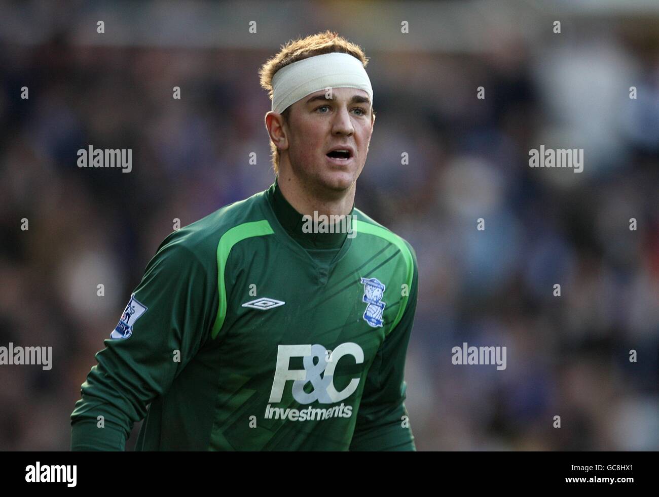 Soccer - Barclays Premier League - Birmingham City v Chelsea - St Andrews Stadium. Joe Hart, Birmingham City goalkeeper Stock Photo
