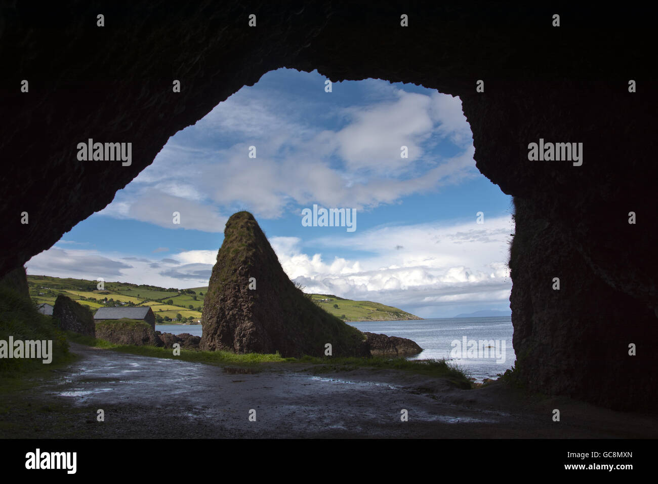 Cushendun caves , northern ireland hires stock photography and images