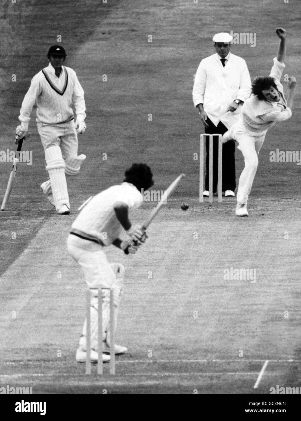 Cricket - Yorkshire v New Zealanders - New Zealand in British Isles 1978 - second day - Headingley, Leeds Stock Photo