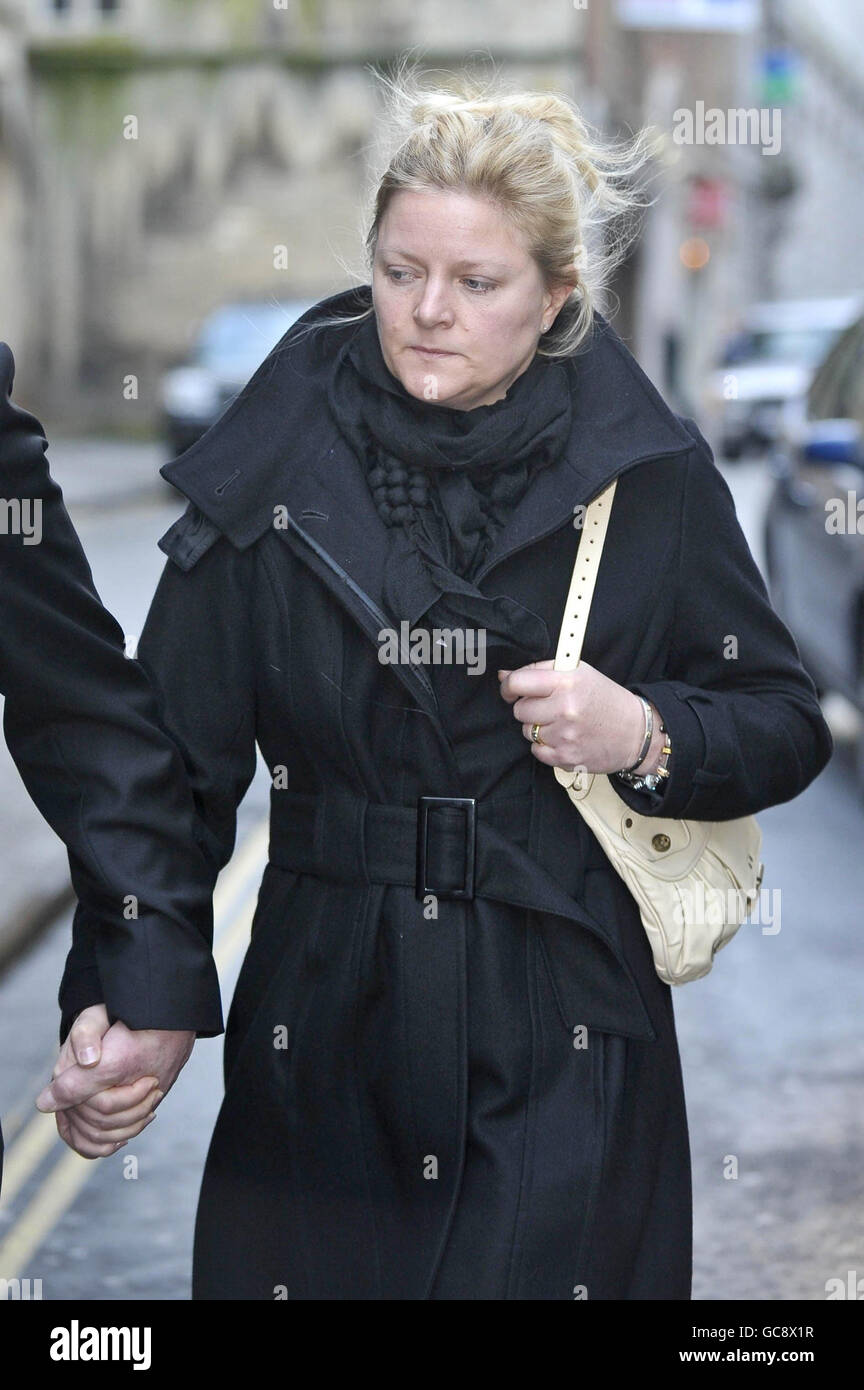 Care home deaths. Rachel Baker leaves Bristol Crown Court, Bristol, where she admitted several drug offences. Stock Photo