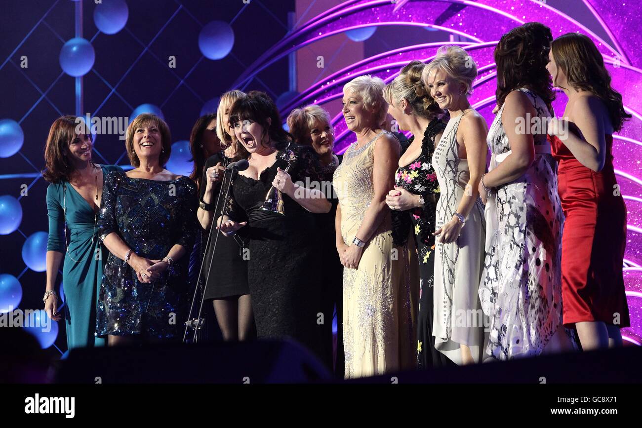Presenters from Loose Women including Andrea McLean, Lynda Bellingham ...