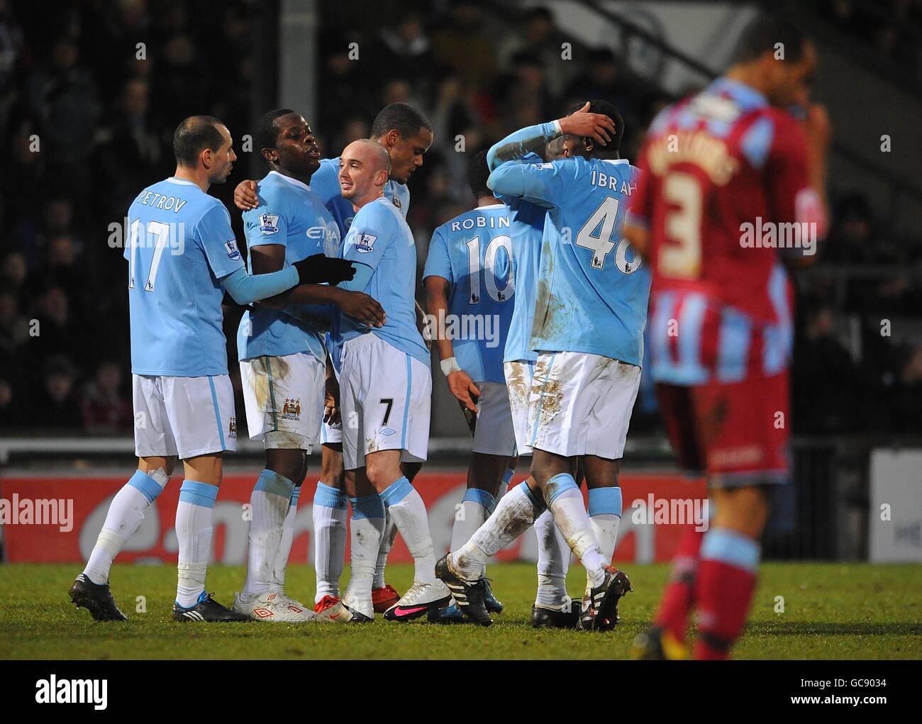 Manchester city v scunthorpe united hi res stock photography and