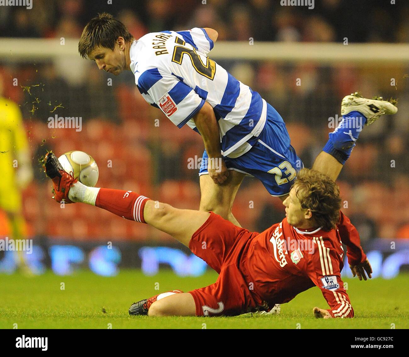 Soccer - FA Cup - Third Round Replay - Liverpool v Reading - Anfield Stock Photo
