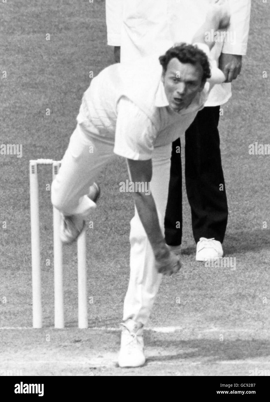 cricket - Portrait. Kent Count Cricket Club cricketer Kevin Jarvis Stock Photo