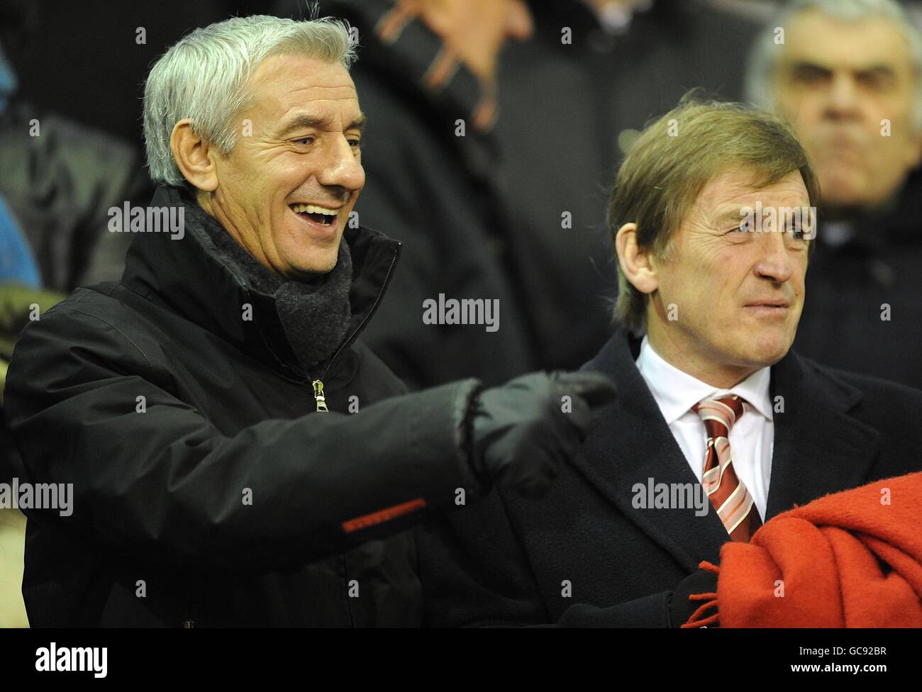 Ian Rush (Left) And Kenny Dalglish (Right) In The Stands Stock Photo - Alamy