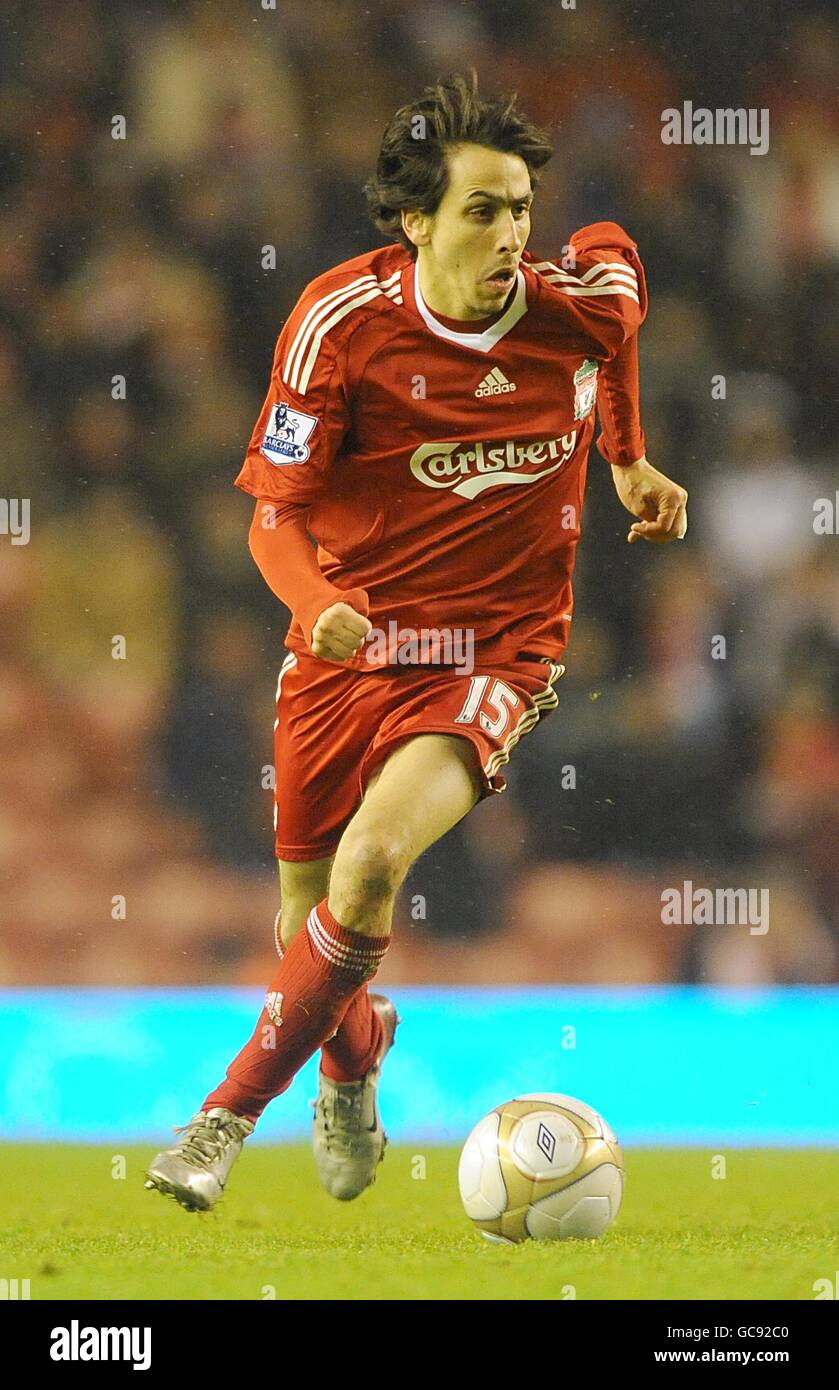 Soccer - FA Cup - Third Round Replay - Liverpool v Reading - Anfield. Yossi Benayoun, Liverpool Stock Photo