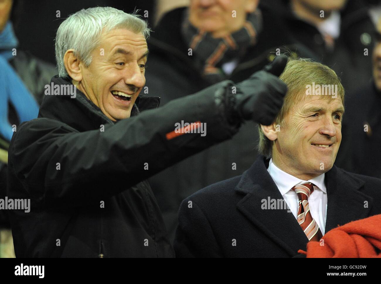 Ian Rush (Left) And Kenny Dalglish (Right) In The Stands Stock Photo - Alamy