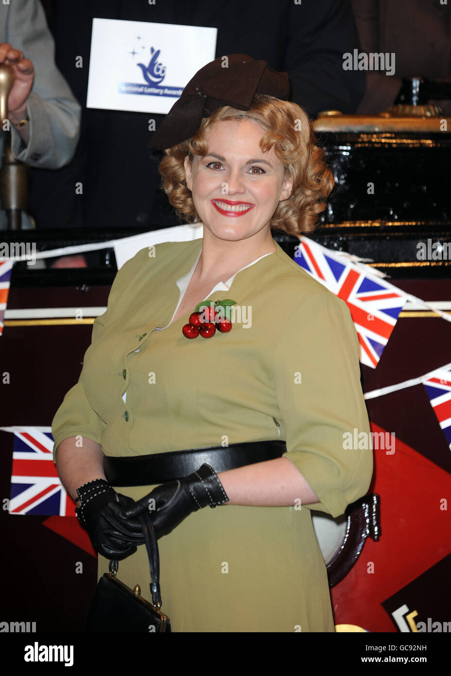 Sally Lindsay launches The National Lottery Awards 2010 at the London Transport Museum in central London. Stock Photo