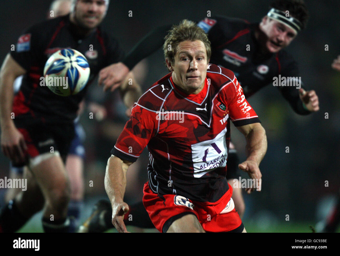 Rugby Union - Amlin Challenge Cup - Pool Three - Saracens v Toulon - Vicarage Road Stadium Stock Photo