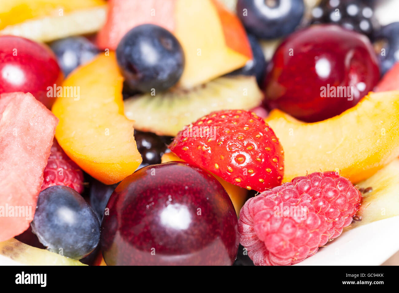 fruit salad close Stock Photo