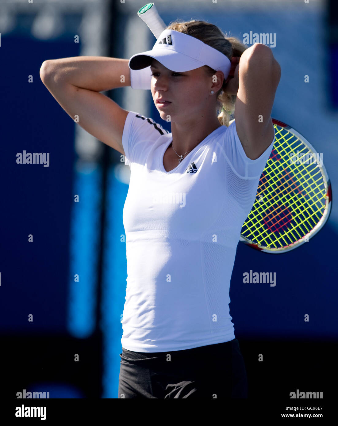 Maria Kirilenko during The Australian Open at Melbourne Park Stock Photo