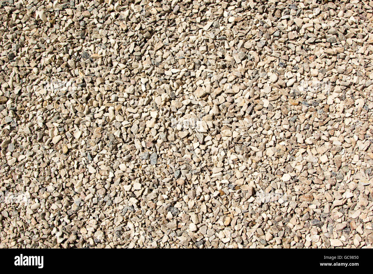 background of gravel rubble fractions 5 - 20 Stock Photo