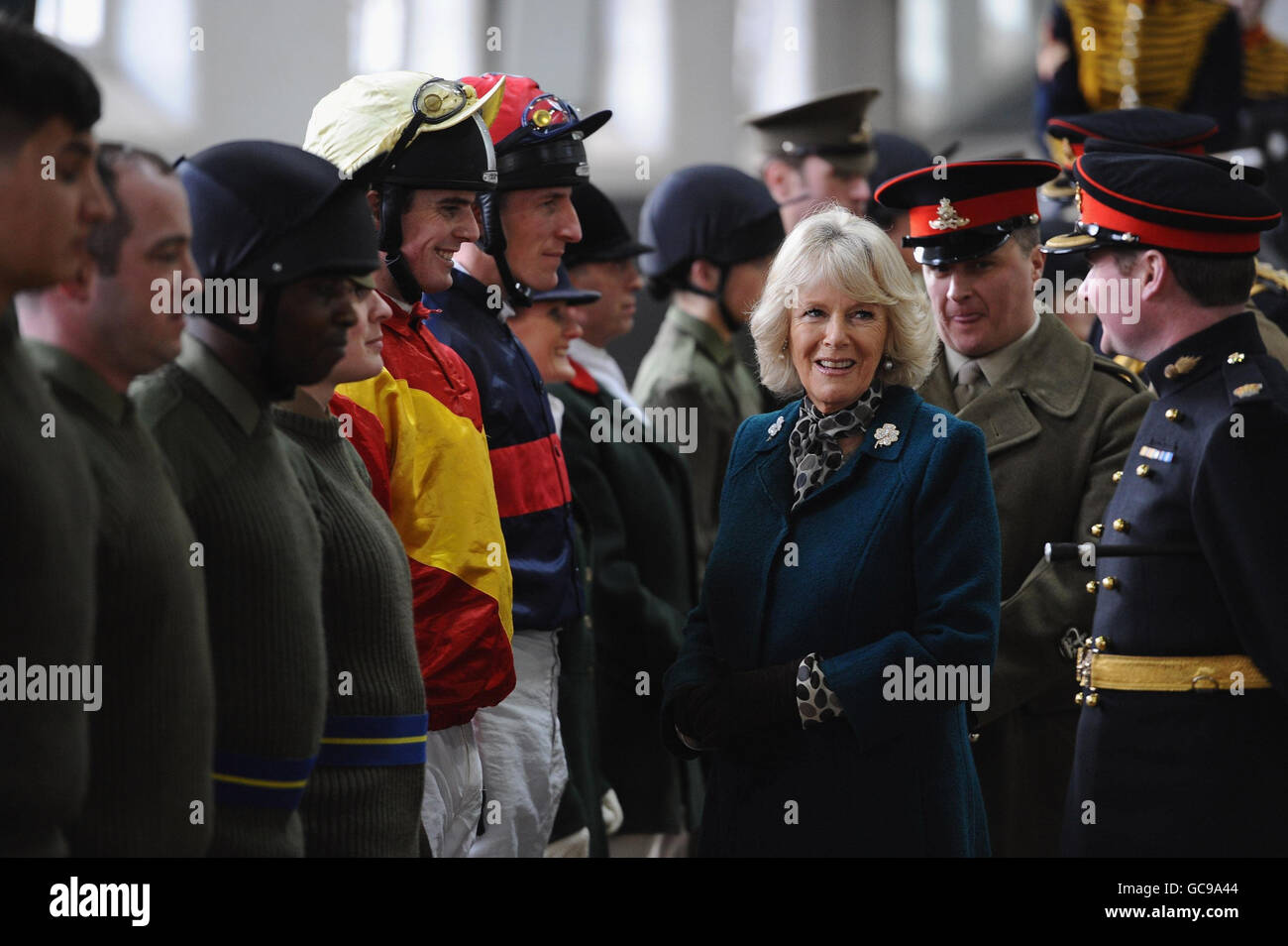 The Camilla, Duchess of Cornwall during her visit to The King's Troop