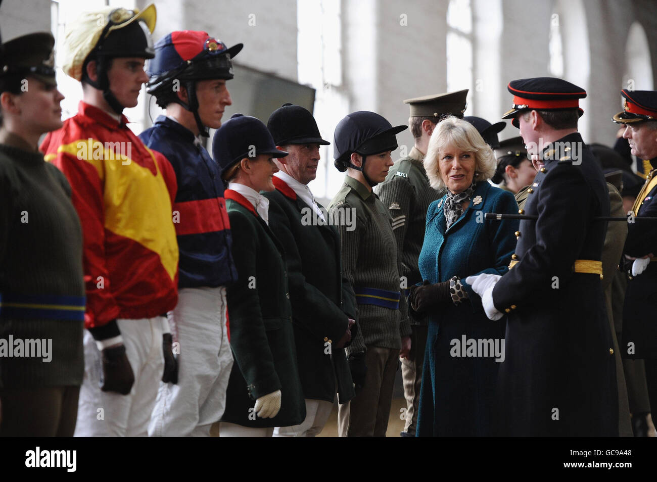 The Camilla, Duchess of Cornwall during her visit to The King's Troop(01)