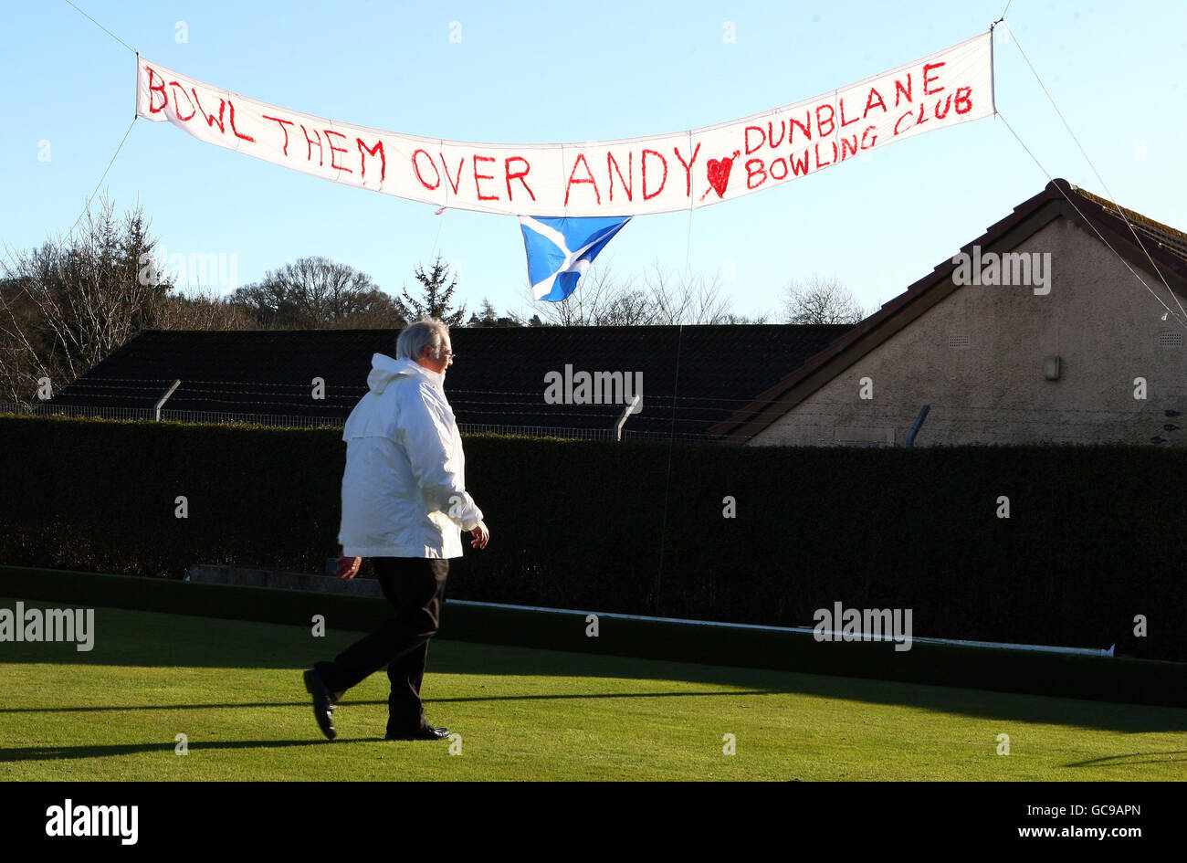 Andy Murray in Australian Open final Stock Photo